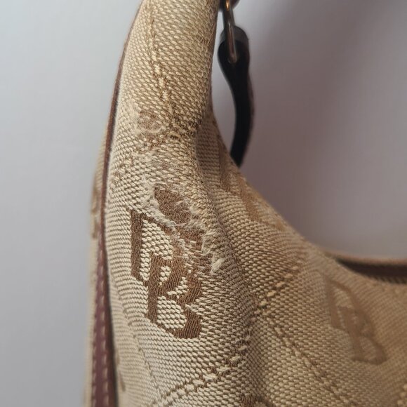 Dooney & Bourke Small Logo Purse w/ Leather Trim - Picture 10 of 16